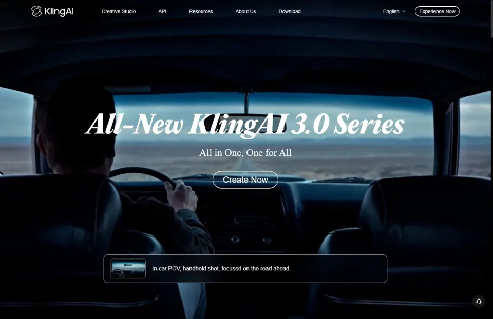 Kling AI video generation interface — using AI to make videos for free